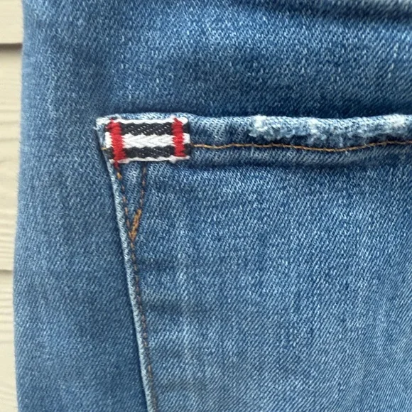 Alice + Olivia High Rise Cropped Wide Leg Jeans - Picture 8 of 13